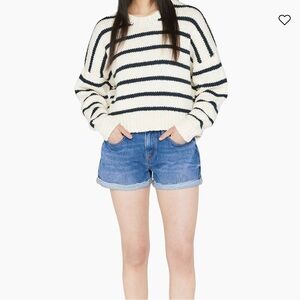 Frame  Le Grand Garcon Denim Shorts  Sz 27